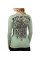 Жіночий лонгслів Affliction Reverie Henley Pale Green Lava Wash
