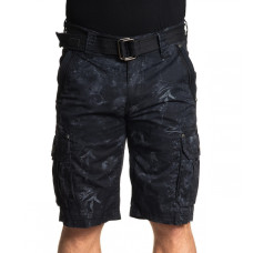 Шорты Affliction Agony Cargo Black