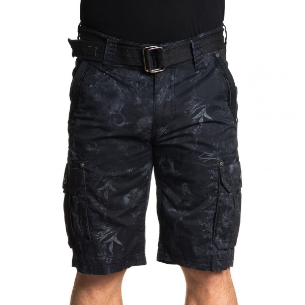 Шорты Affliction Agony Cargo Black