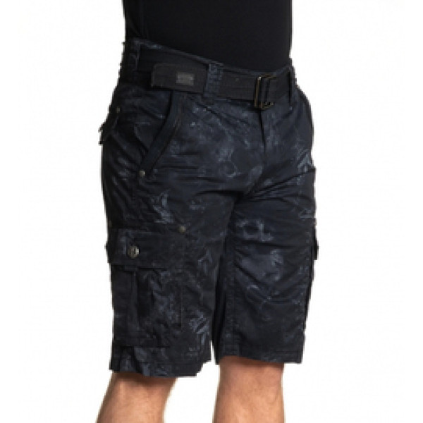 Шорты Affliction Agony Cargo Black