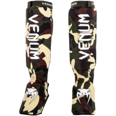 Защита голени и голеностопа Venum Kontact Shinguards - Cotton Forest Camo