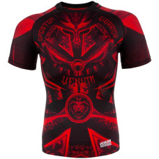 Рашгард Venum Gladiator 3.0 Rashguard Black Red Short Sleeves