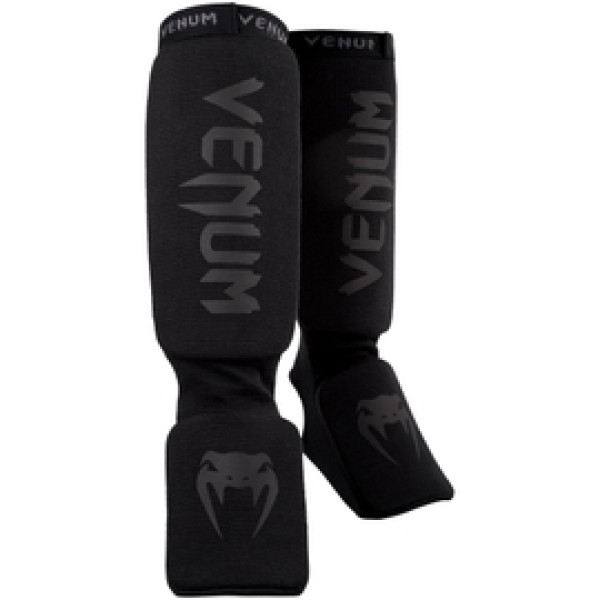Защита голени и голеностопа Venum Kontact Shinguards - Matte Black