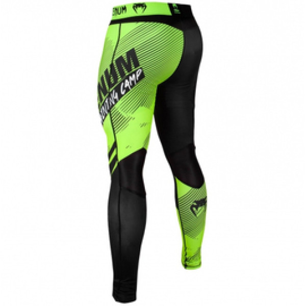 Компрессионные штаны Venum Training Camp 2.0 Spats Black Neo Yellow