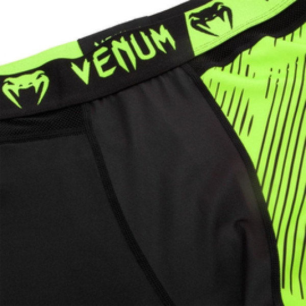 Компрессионные штаны Venum Training Camp 2.0 Spats Black Neo Yellow
