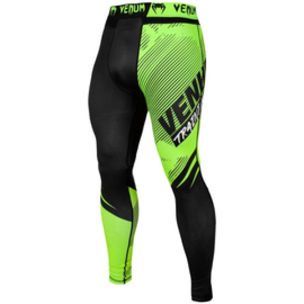 Компрессионные штаны Venum Training Camp 2.0 Spats Black Neo Yellow