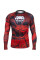  Рашгард Venum Crimson Viper Rashguard Black Red с длинным рукавом
