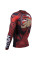  Рашгард Venum Crimson Viper Rashguard Black Red с длинным рукавом