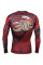  Рашгард Venum Crimson Viper Rashguard Black Red с длинным рукавом
