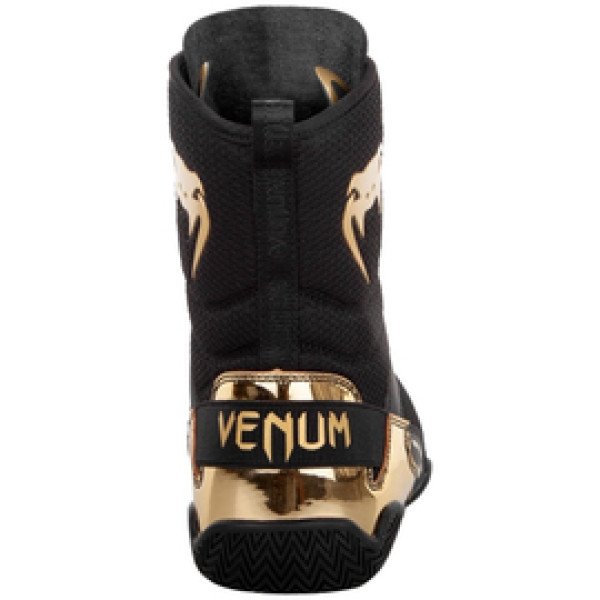 Боксерки Venum Elite Boxing Shoes Black Gold