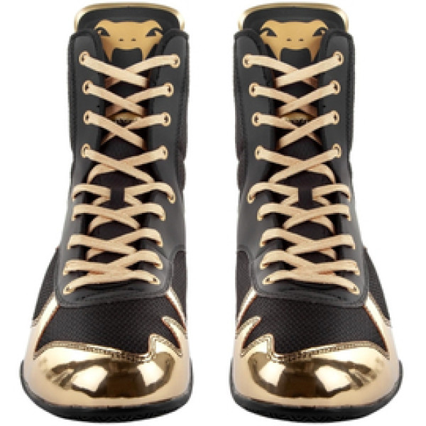 Боксерки Venum Elite Boxing Shoes Black Gold
