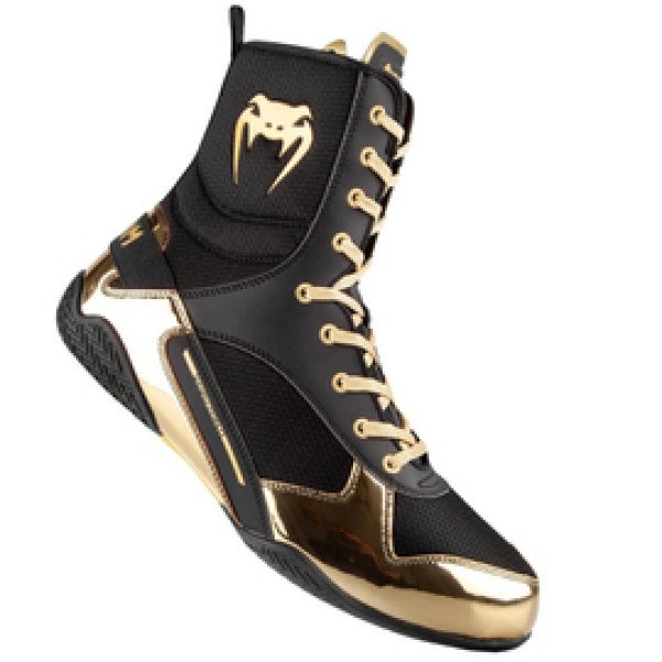 Боксерки Venum Elite Boxing Shoes Black Gold