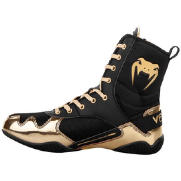 Боксерки Venum Elite Boxing Shoes Black Gold