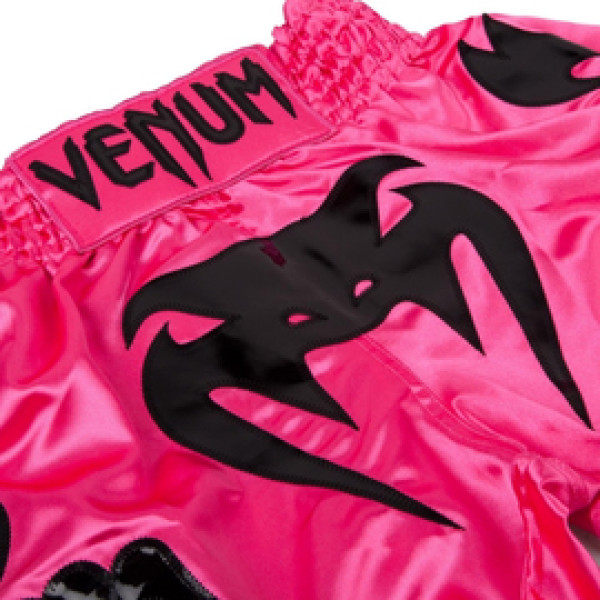 Шорты для тайского бокса Venum Bangkok Interno Muay Thai Shorts Pink Black