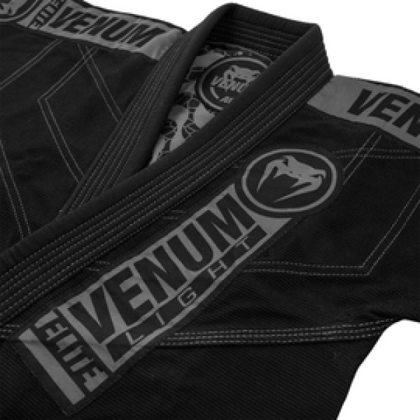 Кимоно для джиу-джитсу Venum Elite Light 2.0 BJJ GI Black Black