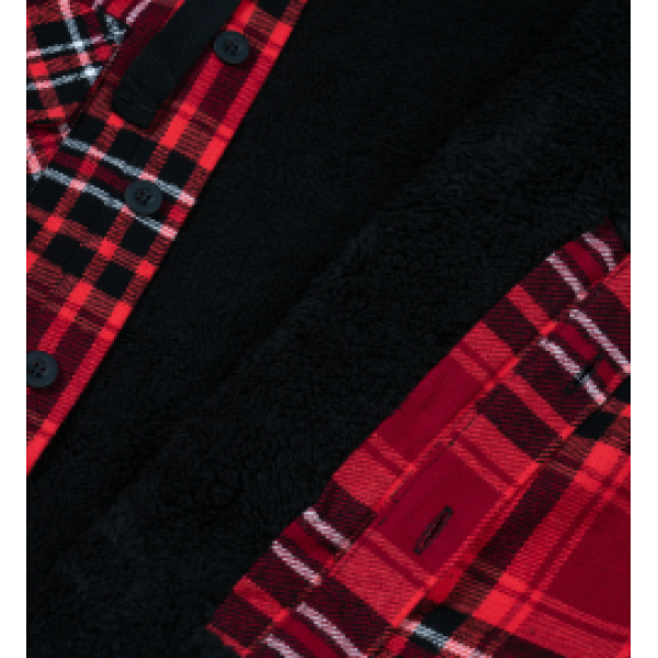 Куртка Howitzer Detonate Longsleeve Hooded Flannel Red Multi
