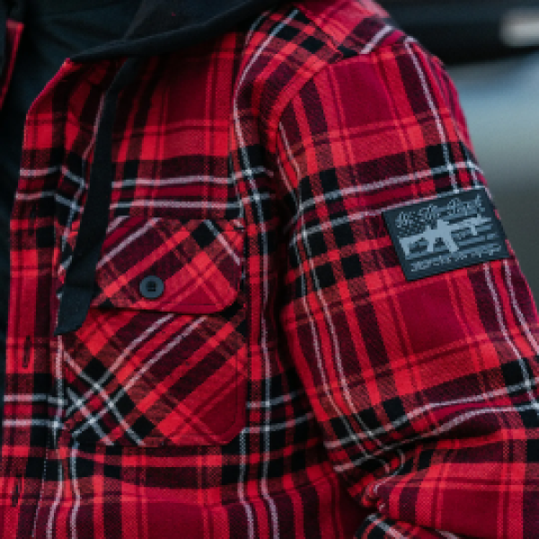 Куртка Howitzer Detonate Longsleeve Hooded Flannel Red Multi