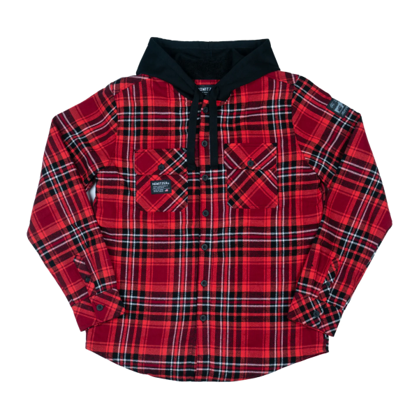 Куртка Howitzer Detonate Longsleeve Hooded Flannel Red Multi