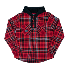 Куртка Howitzer Detonate Longsleeve Hooded Flannel Red Multi