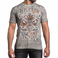 Футболка Affliction Tribus Rust Live Fast