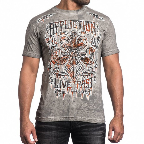 Футболка Affliction Tribus Rust Live Fast