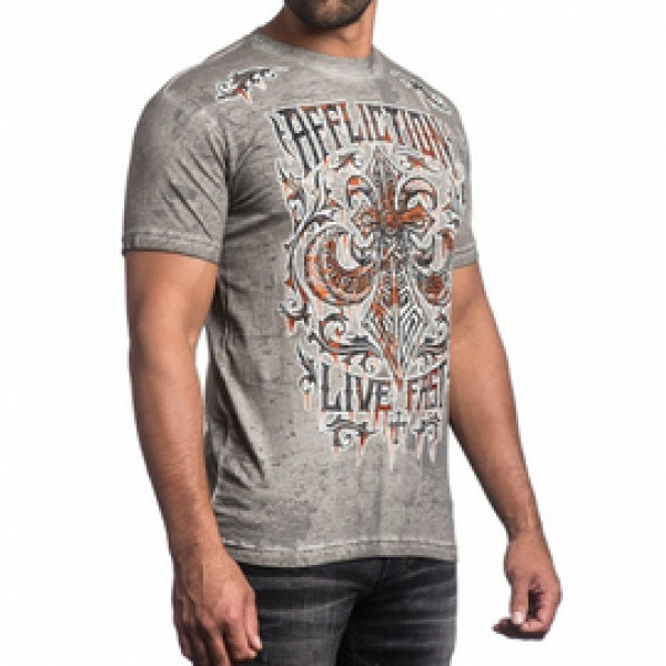 Футболка Affliction Tribus Rust Live Fast