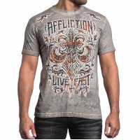 Футболка Affliction Tribus Rust Live Fast