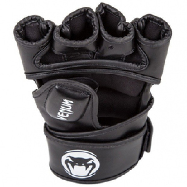 Перчатки Venum Impact MMA Gloves - Skintex Leather - Black
