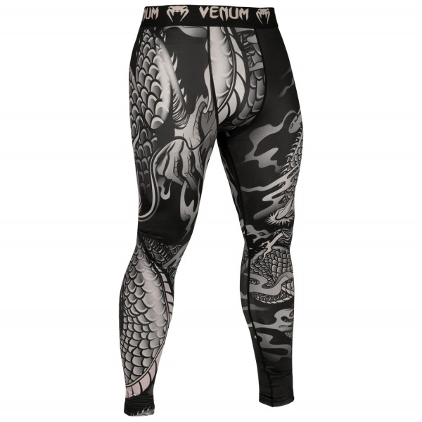 Компрессионные штаны Venum Dragon's Flight Black/Sand
