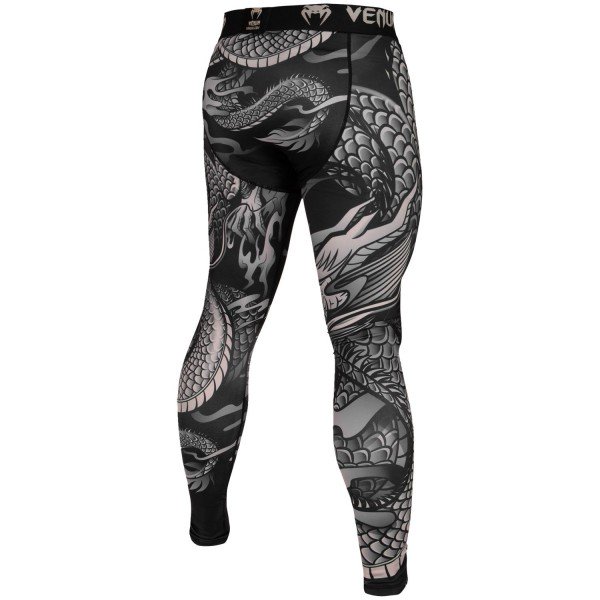 Компрессионные штаны Venum Dragon's Flight Black/Sand