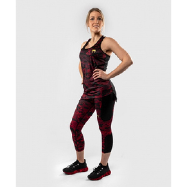 Женская майка Venum Defender Tank Top Black Red
