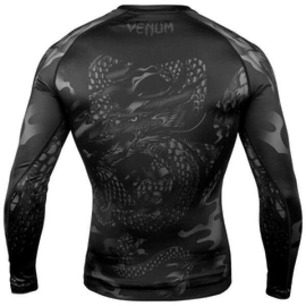 Рашгард Venum Dragons Flight Rashguard Long Sleeves Black Black