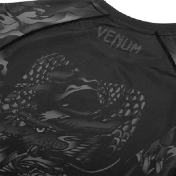 Рашгард Venum Dragons Flight Rashguard Long Sleeves Black Black