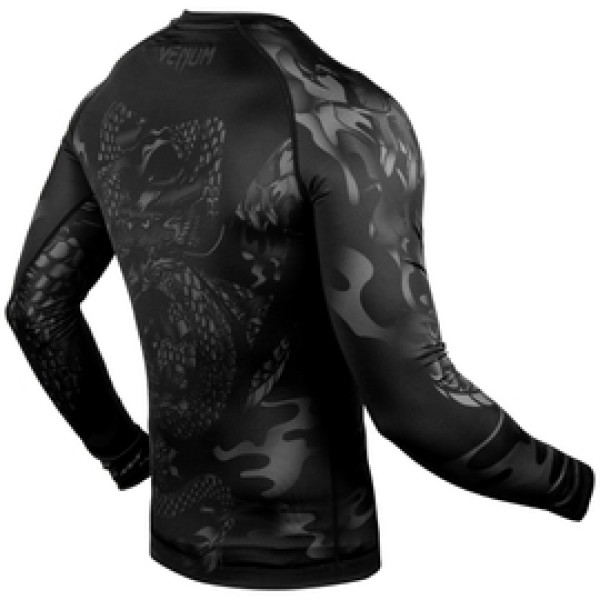 Рашгард Venum Dragons Flight Rashguard Long Sleeves Black Black