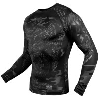 Рашгард Venum Dragons Flight Rashguard Long Sleeves Black Black
