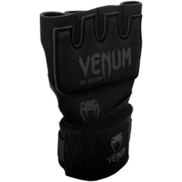 Накладки гелевые бинты Venum Gel Kontact Glove Wraps Matte Black
