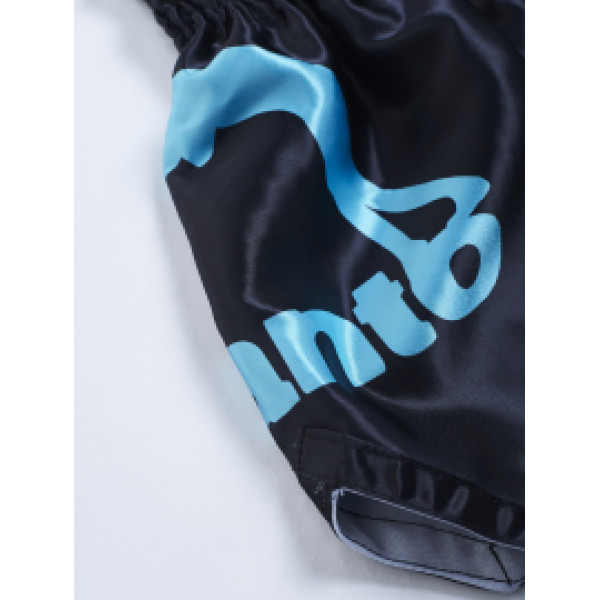 Шорты для тайского бокса MANTO Shorts Muay Thai Black Blue