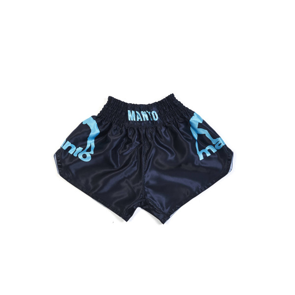 Шорты для тайского бокса MANTO Shorts Muay Thai Black Blue