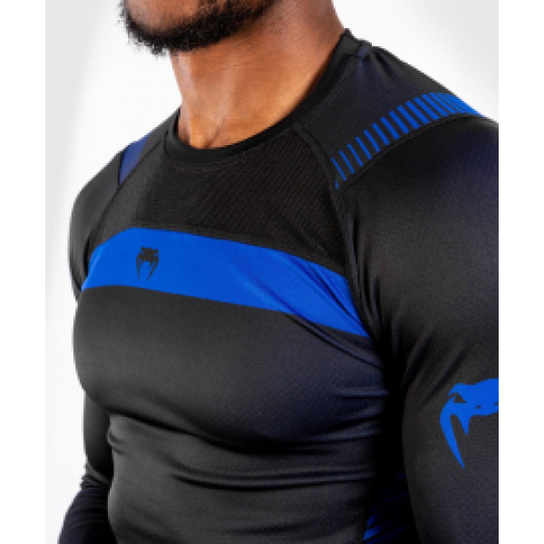 Рашгард Venum Nogi 3.0 Long Sleeves Rashguard Black Blue