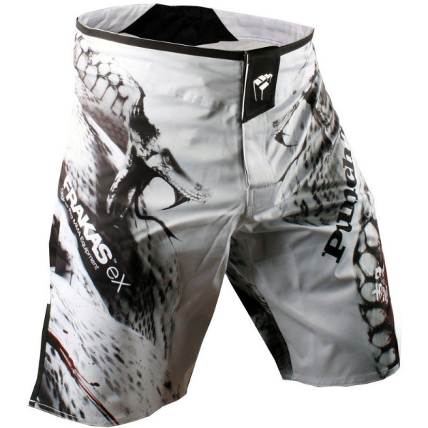 Шорты ММА PunchTown Frakas eX Ice Mamba Shorts White