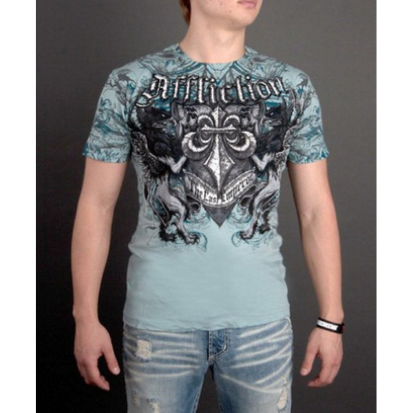 Футболка Affliction Fedor Emelianenko Last Emperor- Blue