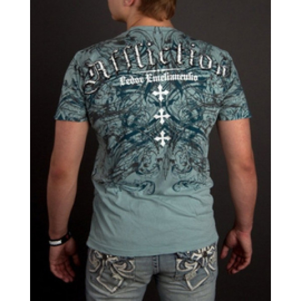 Футболка Affliction Fedor Emelianenko Last Emperor- Blue