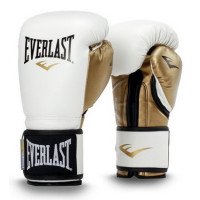 Боксерские перчатки Everlast Powerlock Training Gloves White Gold