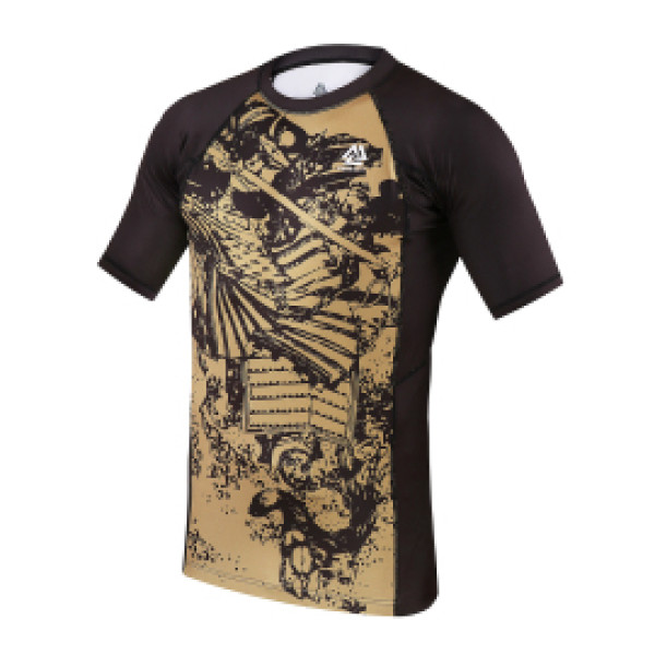 Рашгард Peresvit Hokusai Short Sleeve Sand