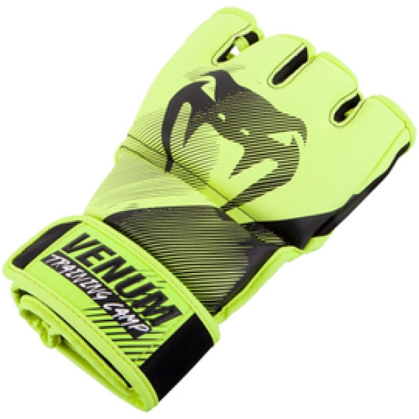 Перчатки MMA Venum Training Camp 2.0 MMA Gloves Black Neo Yellow