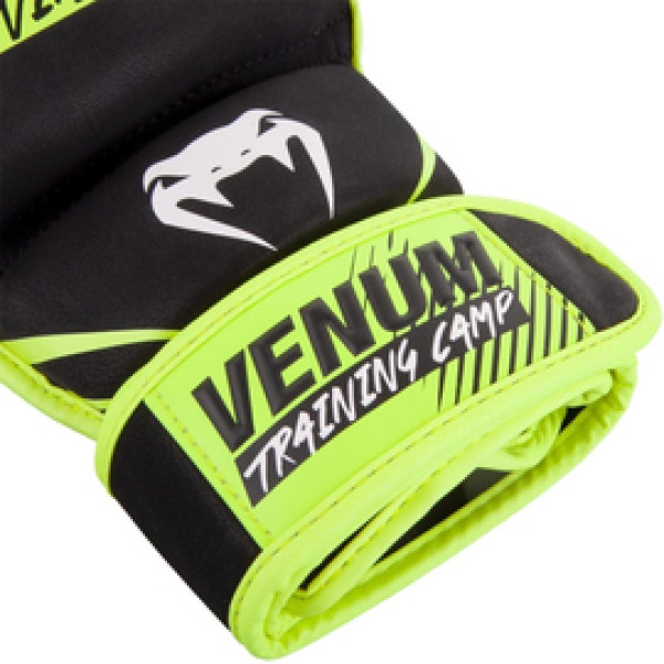 Перчатки MMA Venum Training Camp 2.0 MMA Gloves Black Neo Yellow