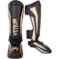 Защита голени Venum Elite Standup Shinguards Black Gold