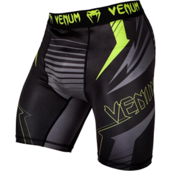 Компрессионные шорты Venum Sharp 3.0 Vale Tudo Shorts Black Yellow