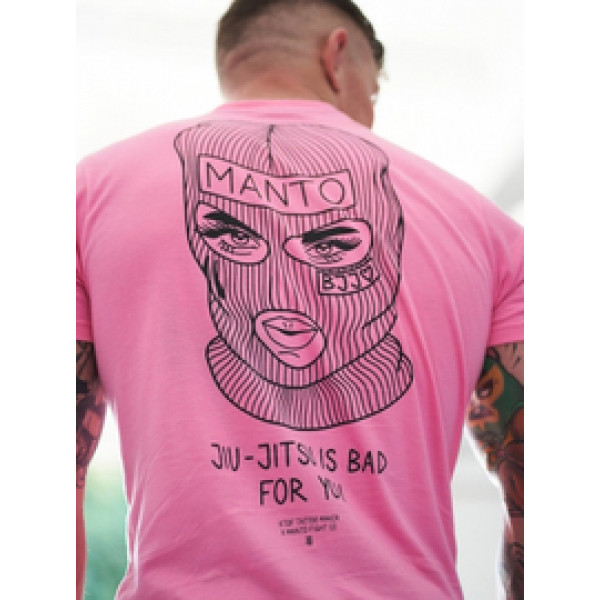 Футболка MANTO x KTOF T-shirt Balaclava Pink