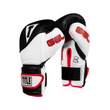 Боксерские перчатки TITLE GEL Suspense Training Gloves Black White